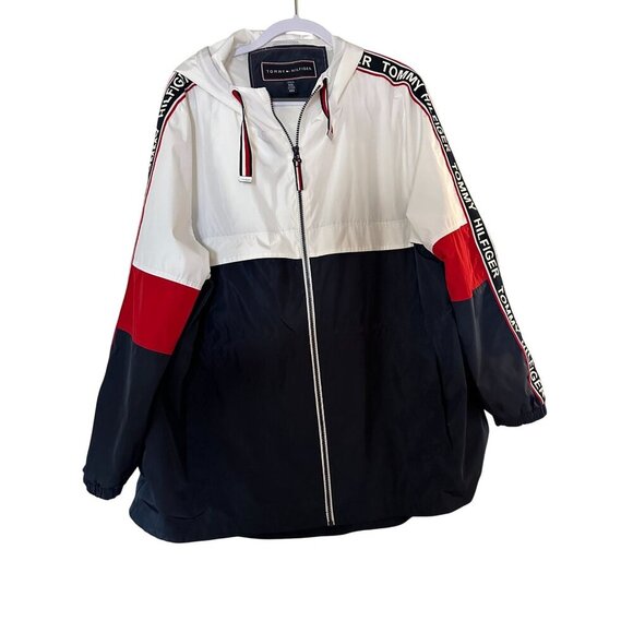 Tommy Hilfigers Mens Jacket Red White Blue XXL 50 - 52 - Picture 1 of 3